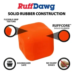 Ruff Dawg Dawg-Cube Indestructible Dog Toy, Assorted Colors