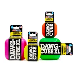 Ruff Dawg Dawg-Cube Indestructible Dog Toy, Assorted Colors