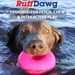 Ruff Dawg Dawg-Nut Indestructible Dog Toy, Assorted Colors