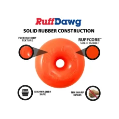 Ruff Dawg Dawg-Nut Indestructible Dog Toy, Assorted Colors
