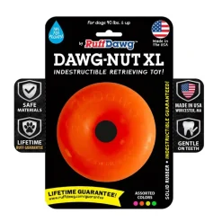 Ruff Dawg Dawg-Nut Indestructible Dog Toy, Assorted Colors