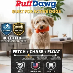 Ruff Dawg Gummy Bear Crunch Durable Dog Toy, Assorted Colors