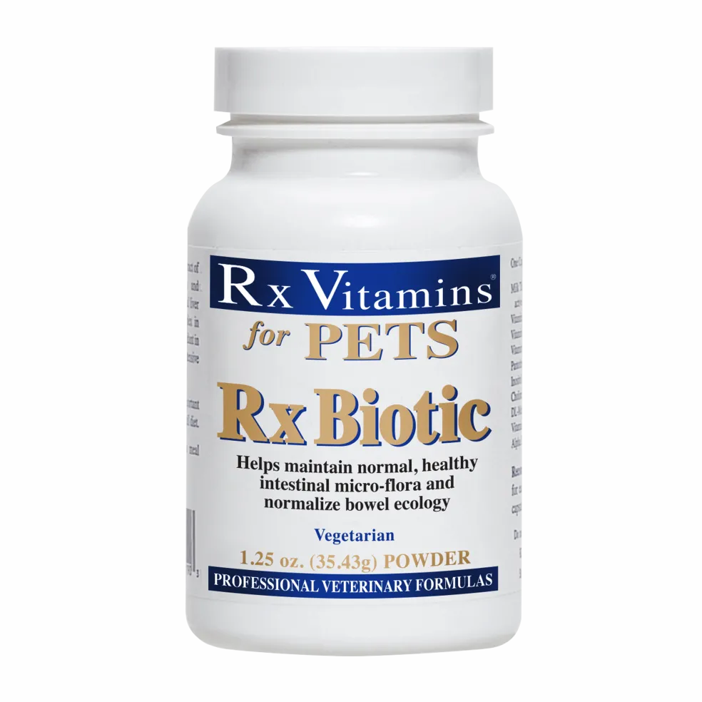 Rx Biotic Powder Digestive Supplement for Cats & Dogs