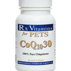 Rx Vitamins CoQ10 Supplement For Dogs and Cats (30 softgels)