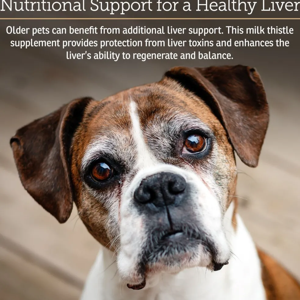 Rx Vitamins Hepato Liquid Liver Supplement for Dogs & Cat -Chicken Flavor (4 oz)