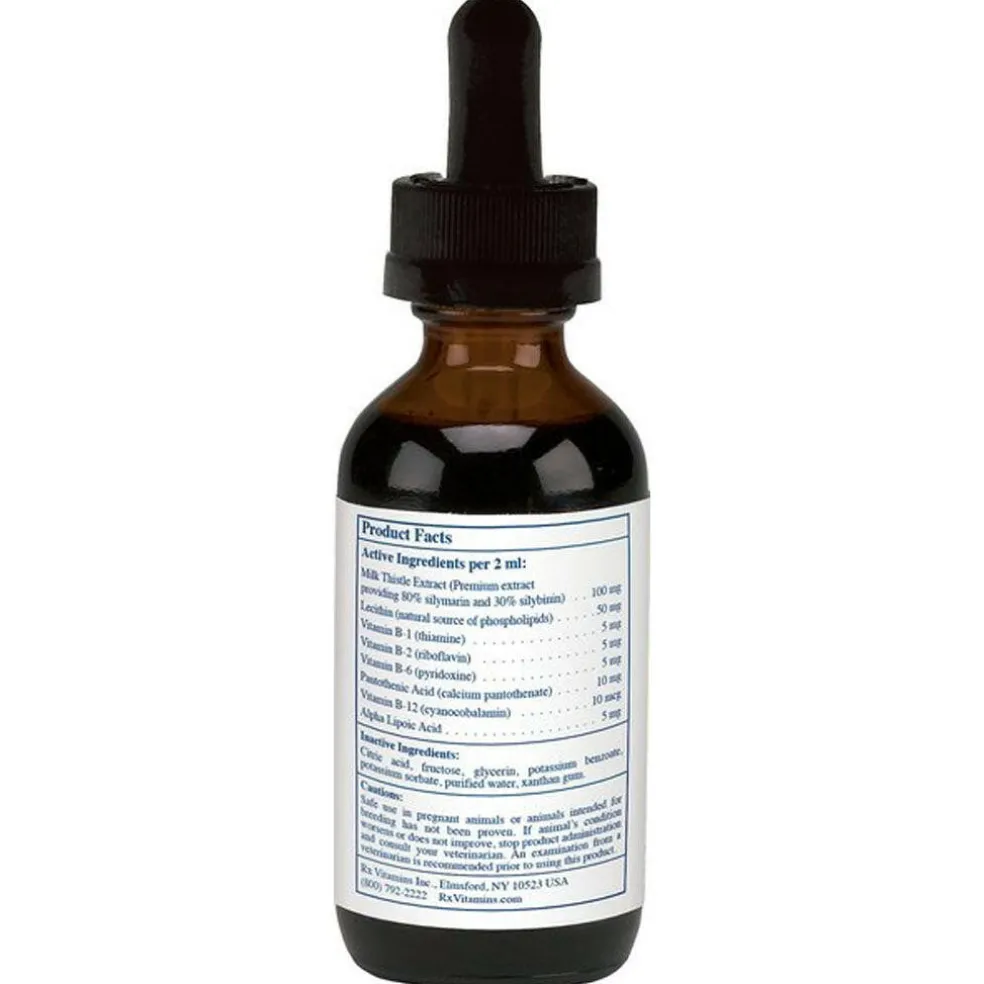 Rx Vitamins Hepato Liquid Liver Supplement for Dogs & Cats (4 oz)