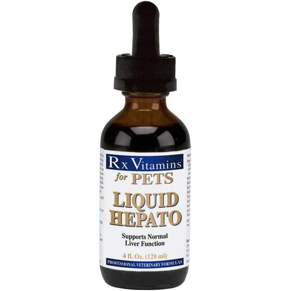 Rx Vitamins Hepato Liquid Liver Supplement for Dogs & Cats (4 oz)