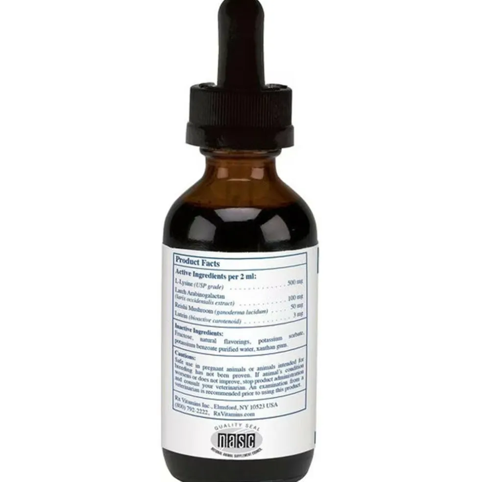 Rx Vitamins Liquid Immuno Immune Support for Cats & Dogs, Bacon Flavor