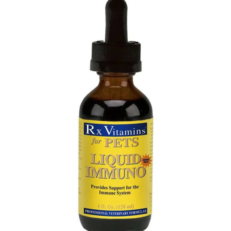 Rx Vitamins Liquid Immuno Immune Supplement for Cats & Dogs, Chicken Flavor