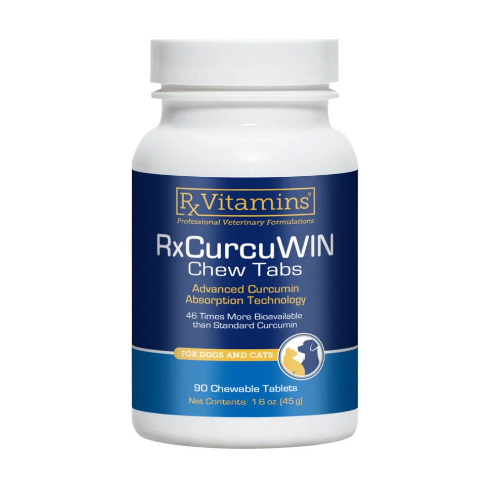 Rx Vitamins RXCurcuWIN Immune Support for Dogs & Cats (90 chewtabs)