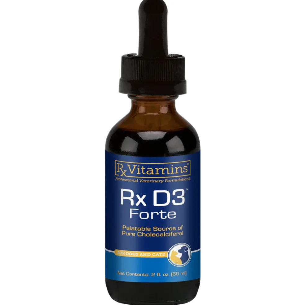 Rx Vitamins Rx D3 Forte for Dogs & Cats, 60-ml