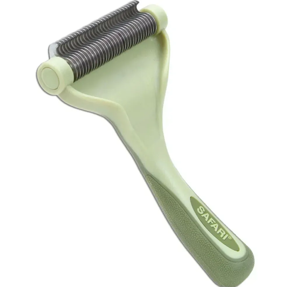 Safari by Coastal Shed Magic De-Shedding Tool for Dogs with Medium to Long Hair