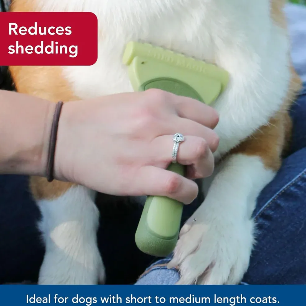 Safari by Coastal Shed Magic De-Shedding Tool for Dogs with Medium to Long Hair