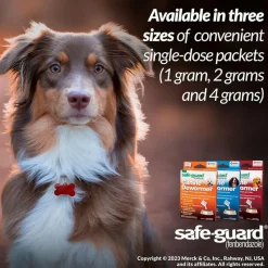 Safe-Guard Dewormer for Puppies & Small Dogs (1g x 3 sachets)