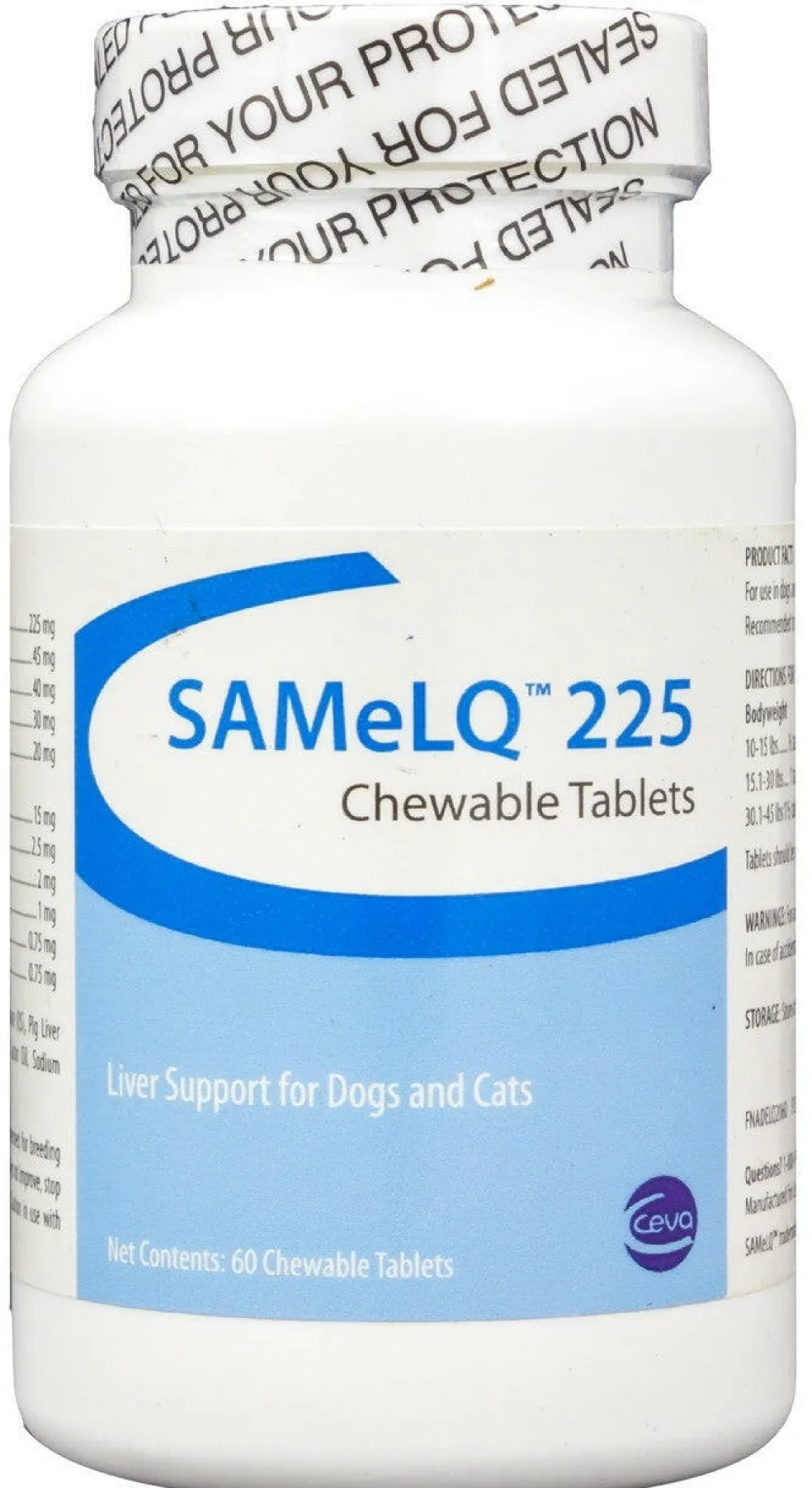 SAMeLQ S-Adenosyl-L Methionine 225 Chewable Tablets