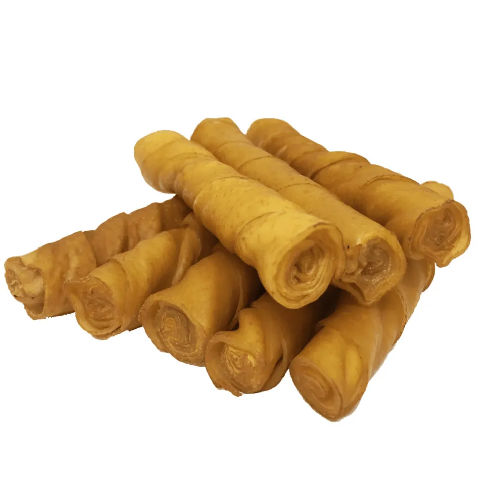 Savory Prime Beggar Bone Pork Skin Twists Treats For Dogs