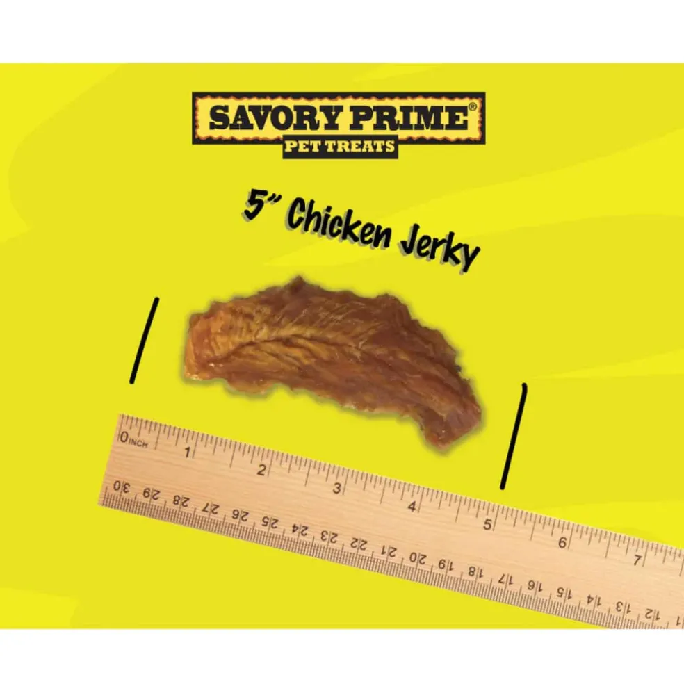 Savory Prime Natural Chicken Jerky Treats For Dogs