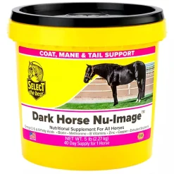 Select The Best Dark Horse Nu-Image Coat, Mane & Tail Support for Horses