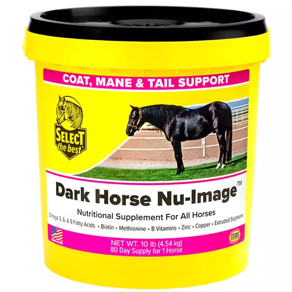 Select The Best Dark Horse Nu-Image Coat, Mane & Tail Support for Horses