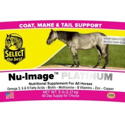 Select The Best Nu-Image Platinum Coat, Mane & Tail Support for Horses
