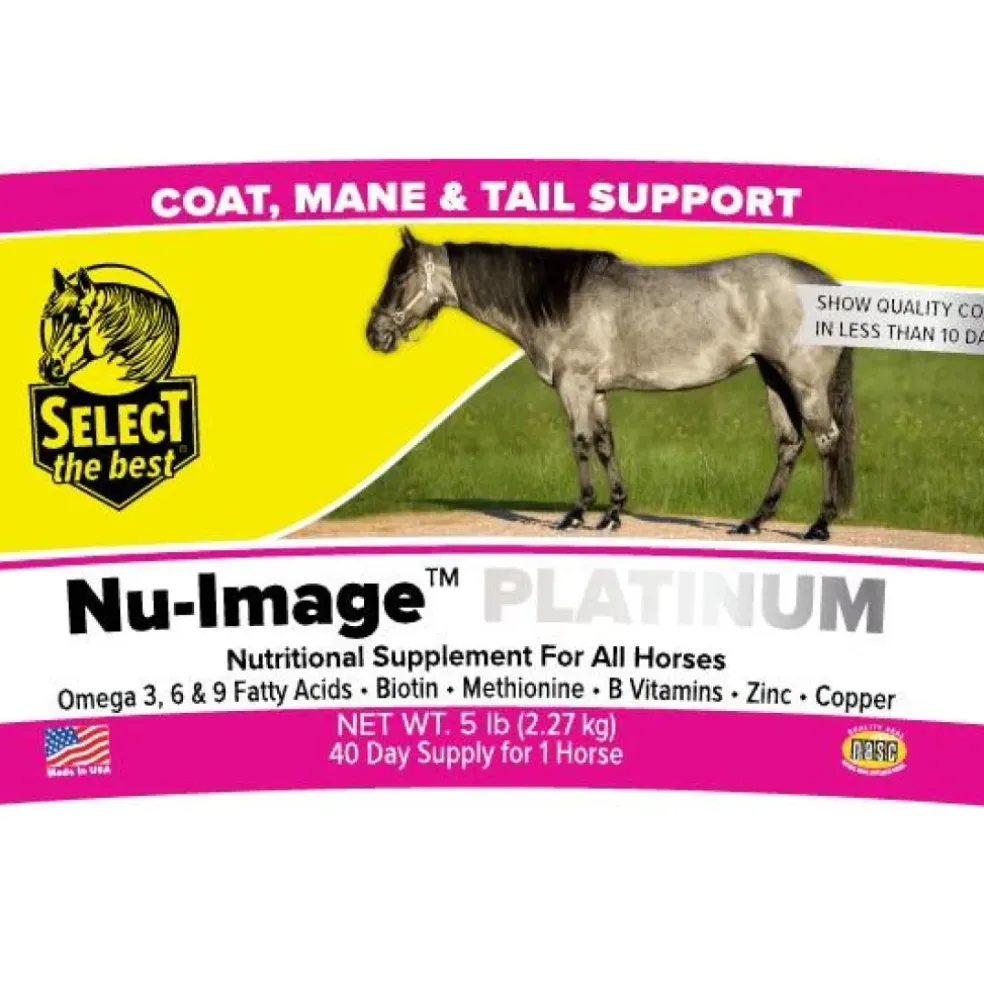 Select The Best Nu-Image Platinum Coat, Mane & Tail Support for Horses