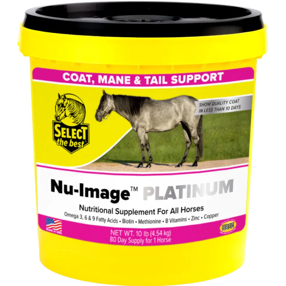 Select The Best Nu-Image Platinum Coat, Mane & Tail Support for Horses