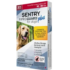 Sentry Fiproguard Plus Topical Flea & Tick Treatment for Dogs 44-88 lbs