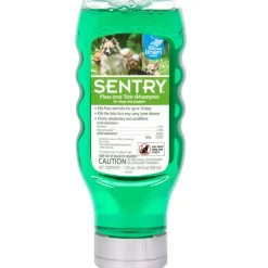 Sentry Flea & Tick Shampoo for Dogs- Sun Washed Linen Scent (18 oz)
