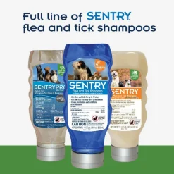 Sentry Flea & Tick Shampoo w/ Oatmeal for Dogs- Hawaiian Ginger Scent (18 oz)