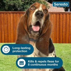 Seresto Flea & Tick Collar for Dogs, Over 18 lbs + Seresto Flea & Tick Collar for Dogs, Up to 18 lbs