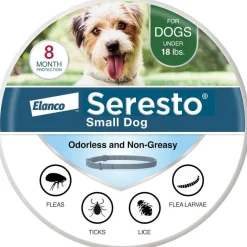 Seresto Flea & Tick Collar for Small Dogs, Under 18 lbs