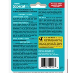 Sergeant's Guardian Flea & Tick Topical Treatment for Large Dogs, 66 lbs and over, 3-Month Supply