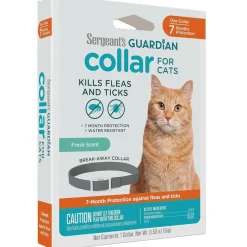 Sergeant's Guardian Flea & Tick Cat Collar, 1 Count