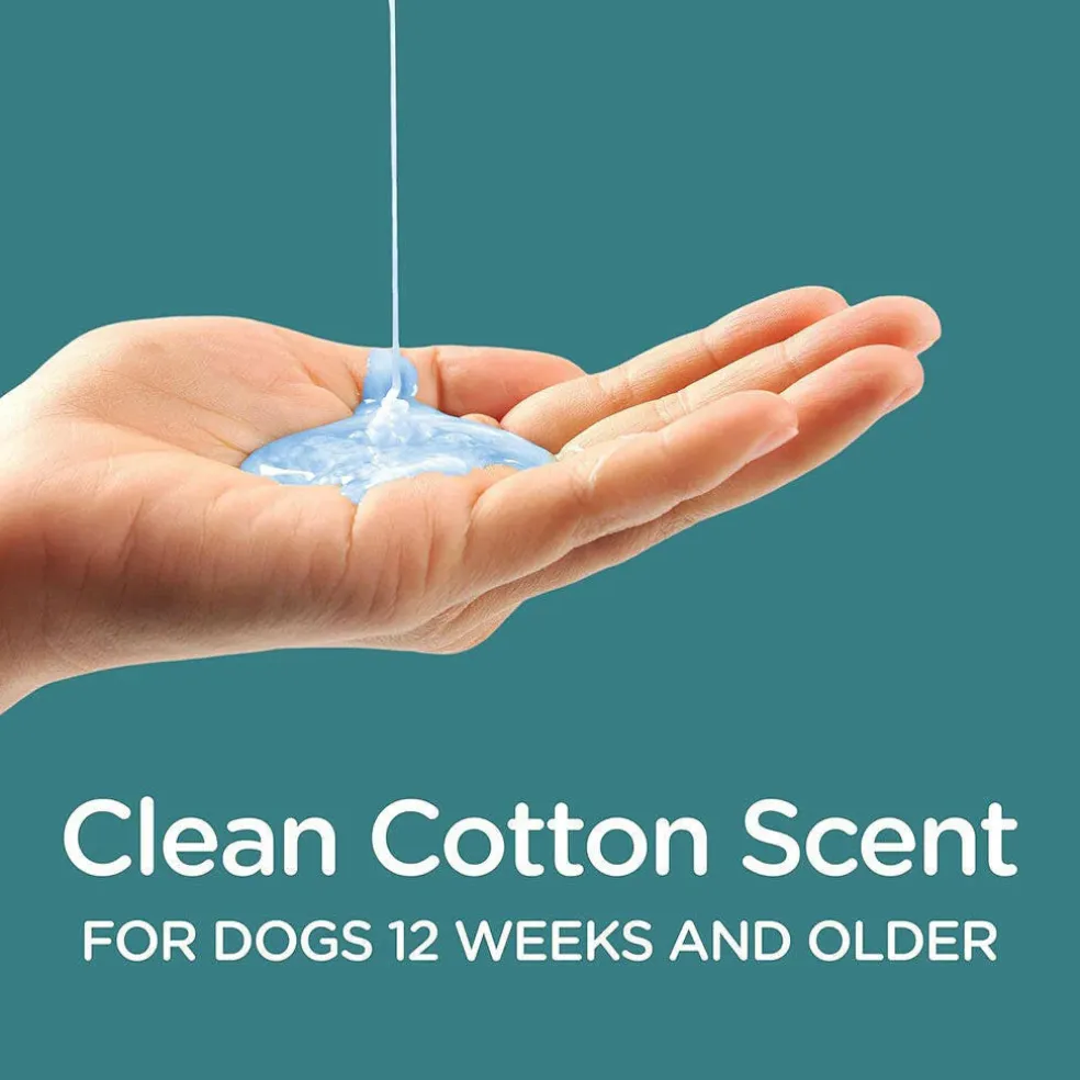 Sergeant's Guardian Flea & Tick Shampoo for Dogs, Clean Cotton Scent, 18-oz