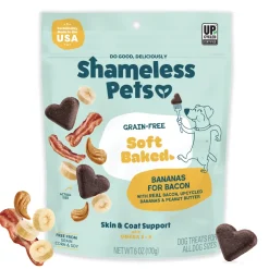 Shameless Pets Bananas For Bacon Soft Baked Dog Treats (6 oz)