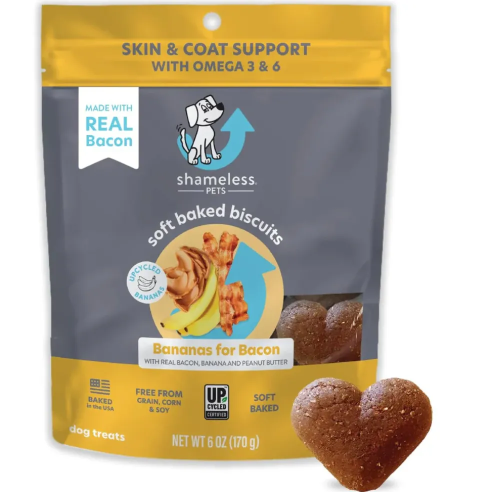 Shameless Pets Bananas For Bacon Soft Baked Dog Treats (6 oz)