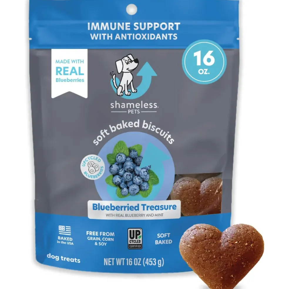 Shameless Pets Blueberried Treasure Soft Baked Treats For Dogs (6 oz)