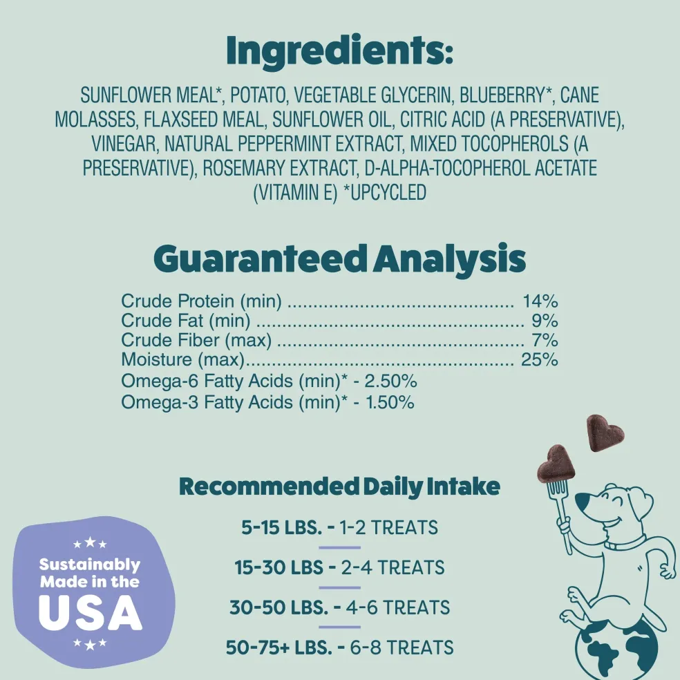 Shameless Pets Blueberried Treasure Soft Baked Treats For Dogs (6 oz)
