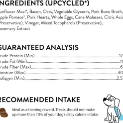 Shameless Pets Bone Broth Chews Bacon Hits Different Training Treats For Dogs (8 oz)