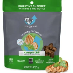 Shameless Pets Catnip N Chill Crunchy Treats for Cats (2.5 oz)