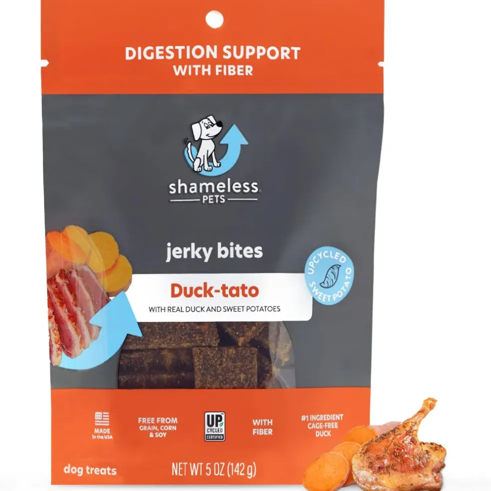 Shameless Pets Jerky Bites Duck-tato Flavor Treats For Dogs (5 oz)