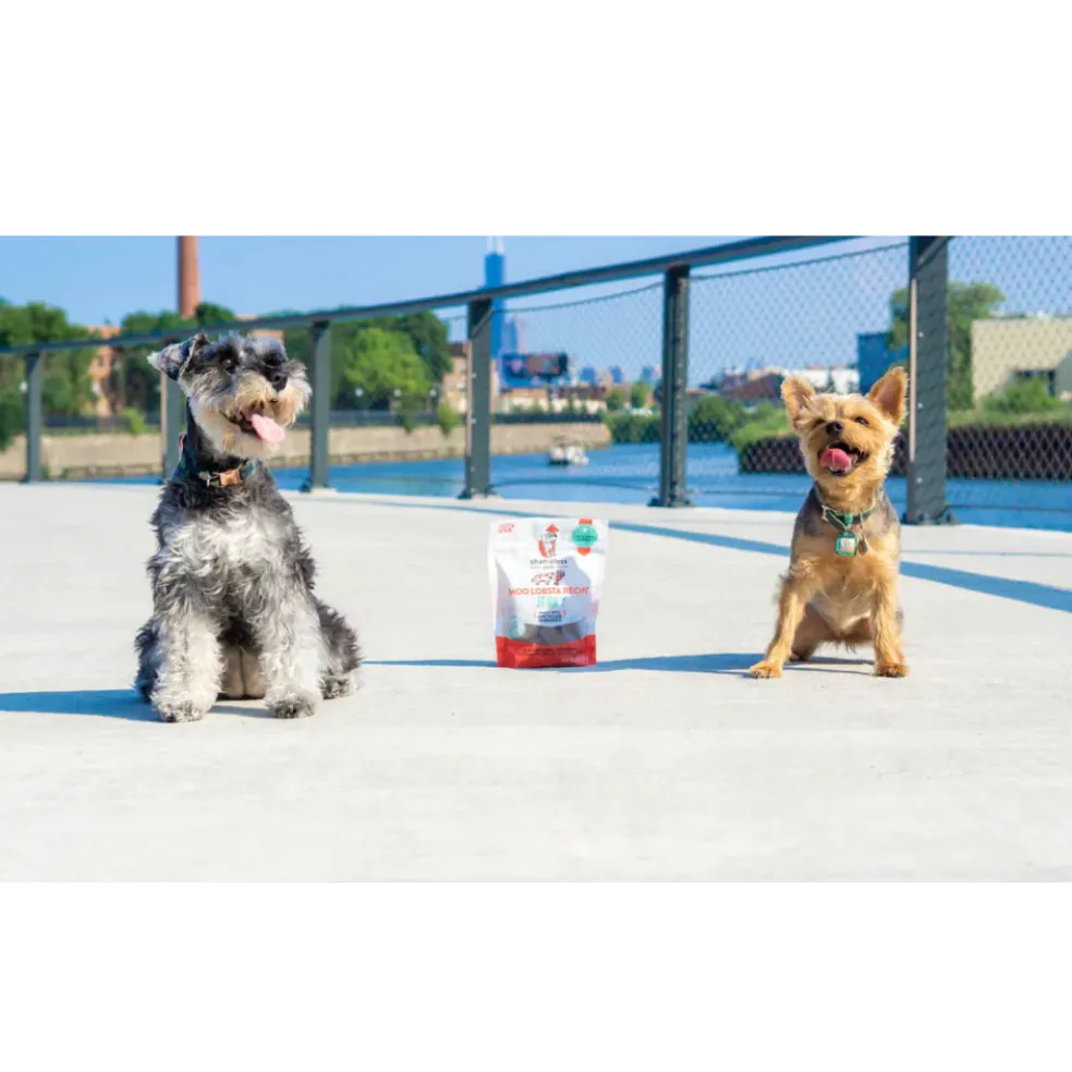 Shameless Pets Moo Lobsta Jerky Bites Treats For Dogs (5 oz)