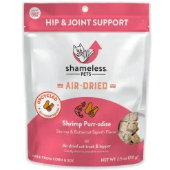 Shameless Pets Shrimp Purr-adise Air-Dried Treat & Topper For Cats (2.5 oz)