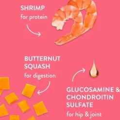 Shameless Pets Shrimp Purr-adise Air-Dried Treat & Topper For Cats (2.5 oz)