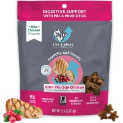 Shameless Pets Superstar Crunchers Cran You Say Chicken For Cats (2.5 oz)