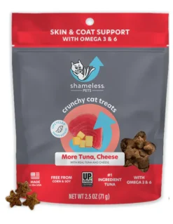 Shamless Pets More Tuna Cheese Crunchy Treats For Cats (2.5 oz)