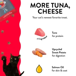 Shamless Pets More Tuna Cheese Crunchy Treats For Cats (2.5 oz)