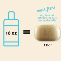 Shamless Pets Scritch Scratch I'm Taking a Bath Itch Relief Shampoo Bar For Dogs