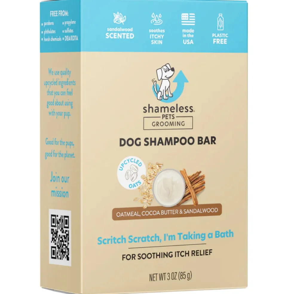 Shamless Pets Scritch Scratch I'm Taking a Bath Itch Relief Shampoo Bar For Dogs