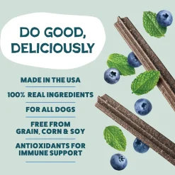 Shamless Pets The Tooth Berry Dental Sticks Treats For Dogs (7.2 oz)